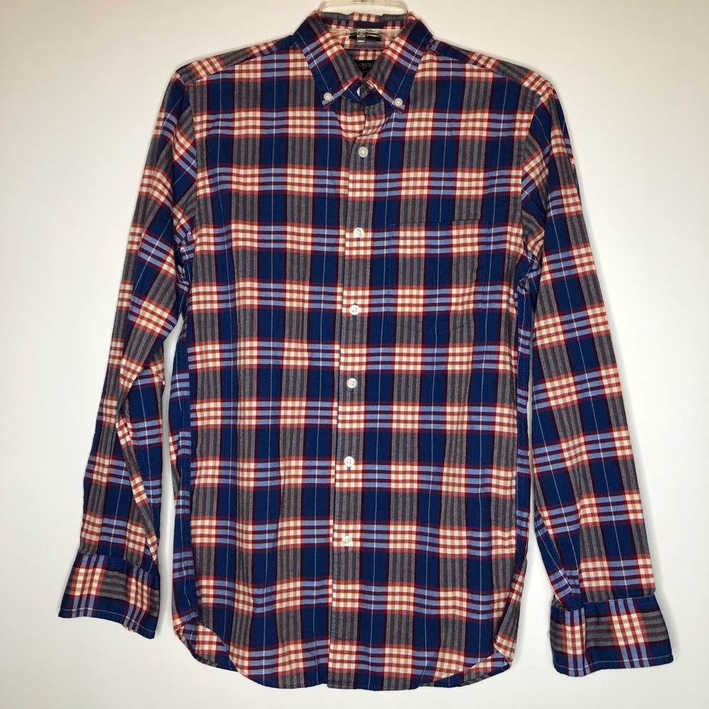 J. Crew Factory Slim Cut Summer Plaid